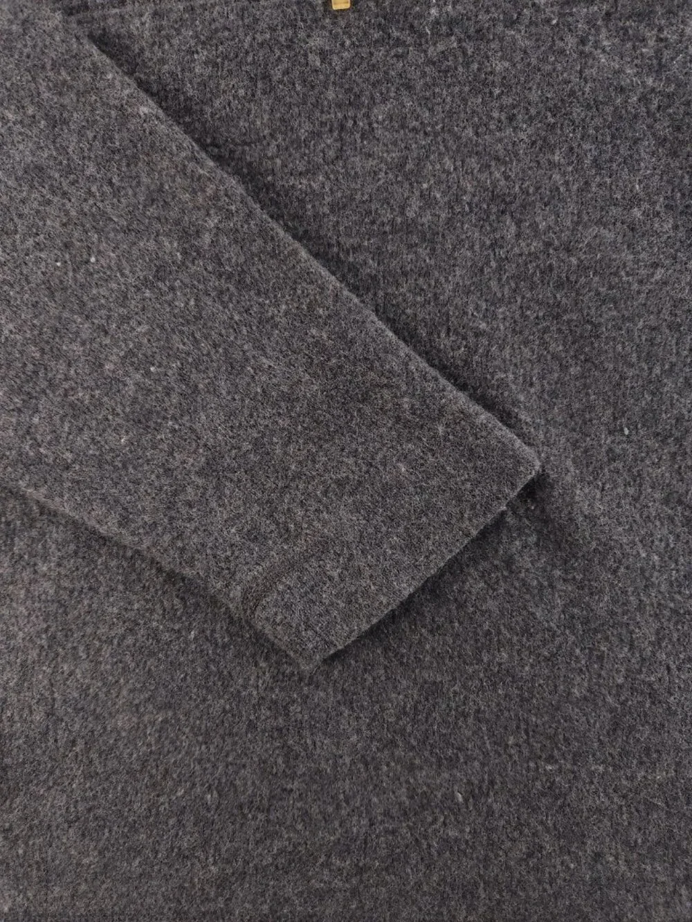 Mountain Hardwear XL Jacket Fleece Gray Wool Polyester Nylon Solid 1/2 Zip Men